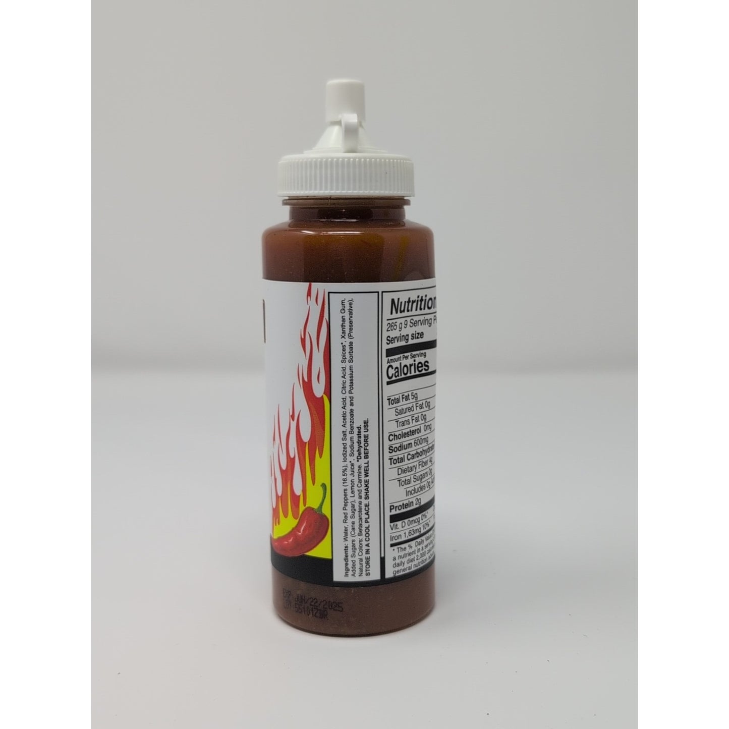 Zaaschila Salsa Brava & Flamas Extra Hot Sauce 9.35 Ounce Plastic Squeeze Bottle