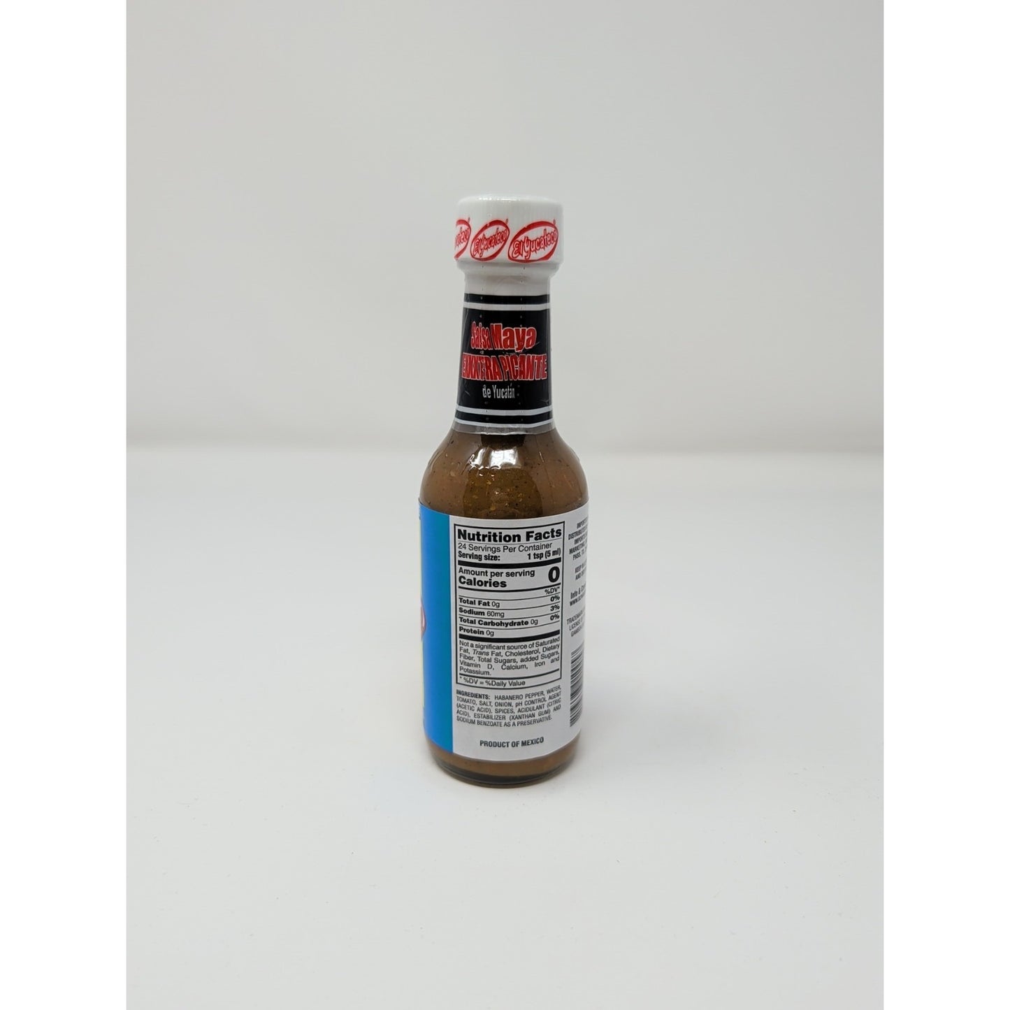 El Yucateco Xxxtra Chile Habanero Hot Sauce 4 Ounce Glass Bottle