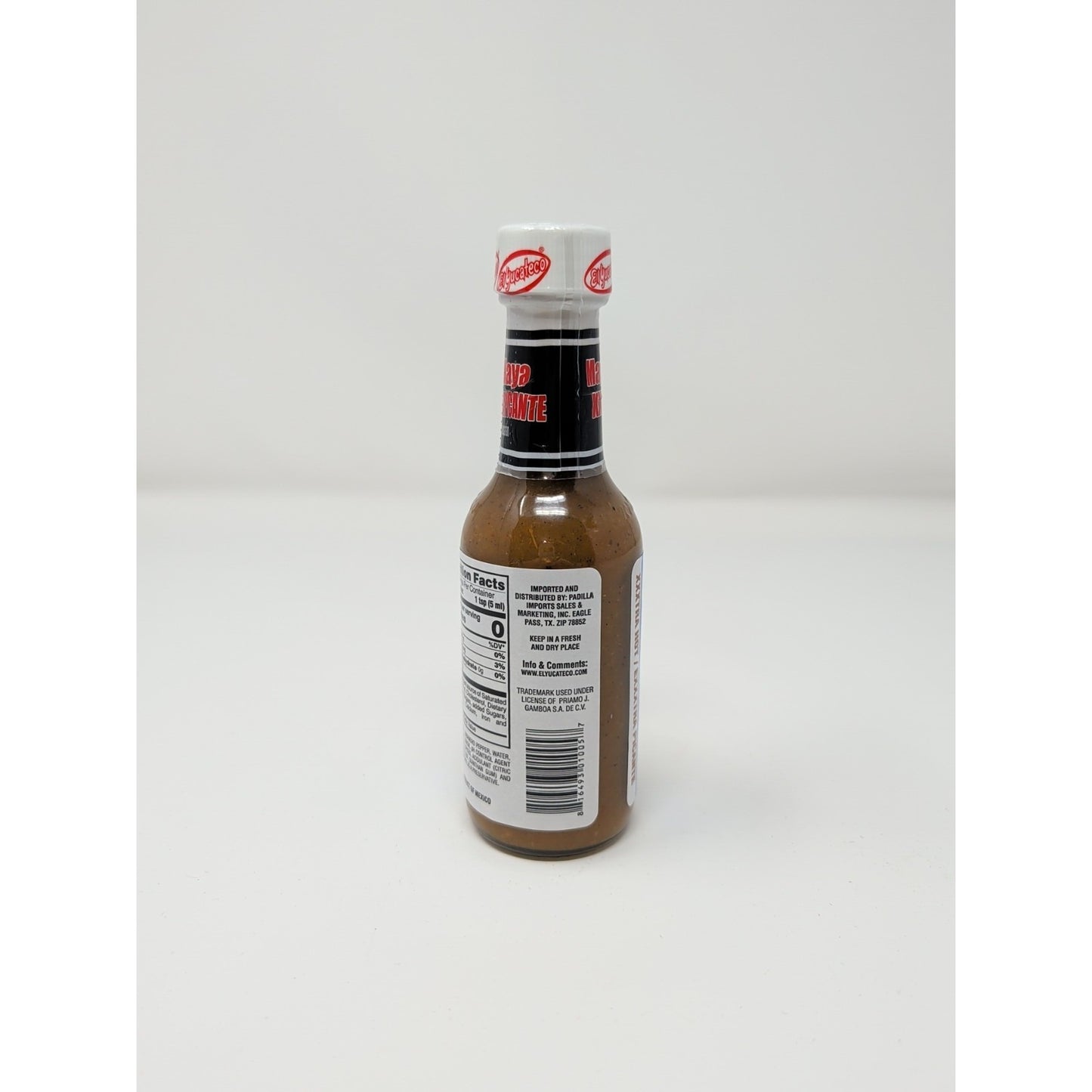 El Yucateco Xxxtra Chile Habanero Hot Sauce 4 Ounce Glass Bottle
