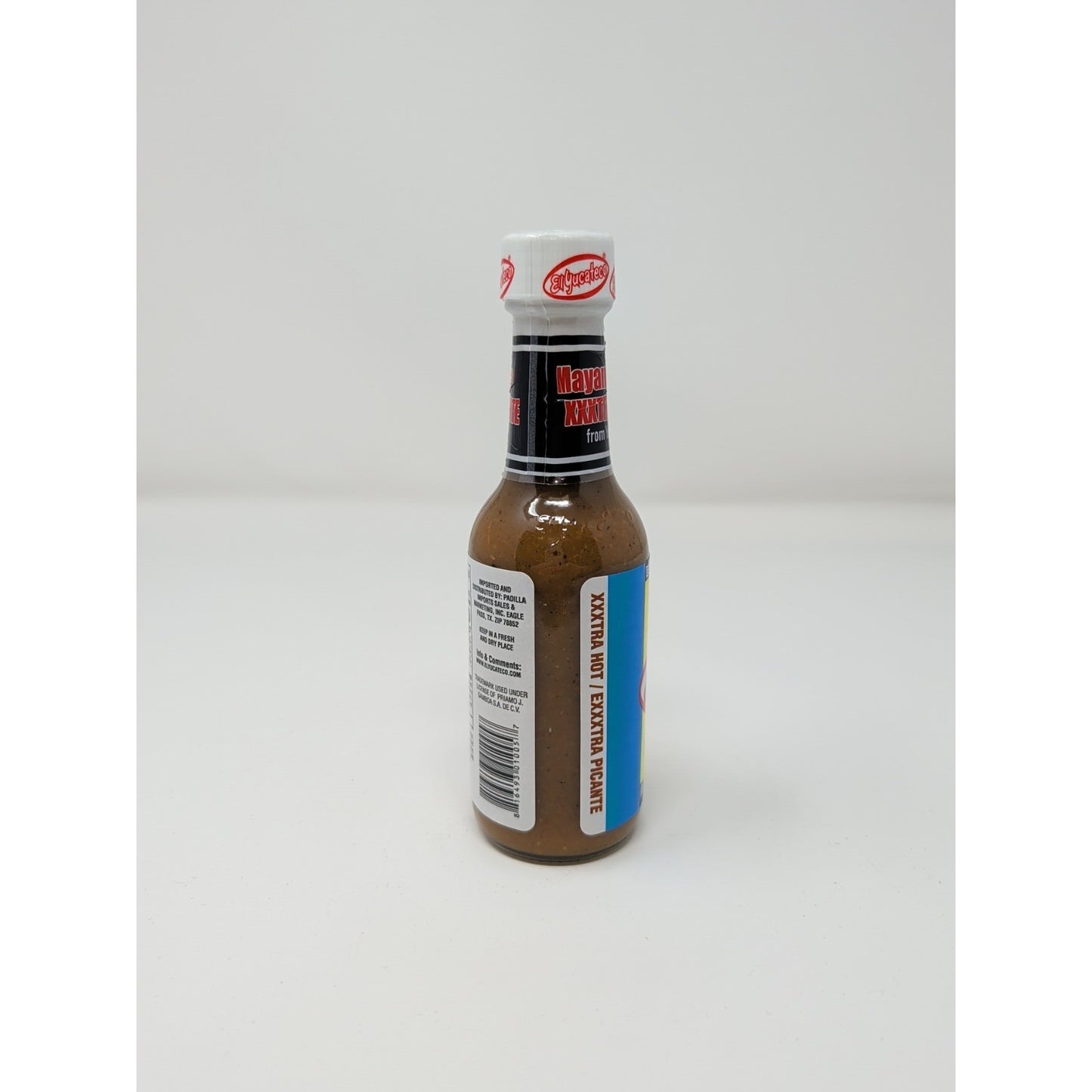 El Yucateco Xxxtra Chile Habanero Hot Sauce 4 Ounce Glass Bottle