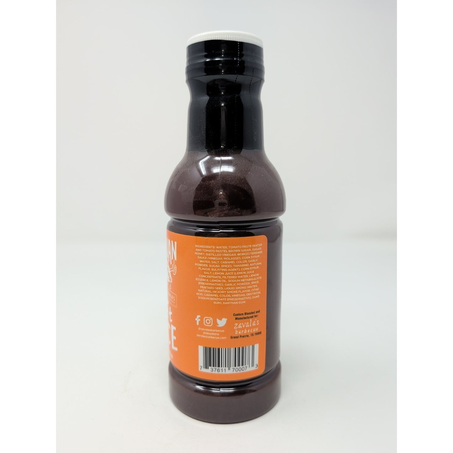 Zavala's Barbecue Sloppy Juan Sweet Sauce 19.4 Ounce Plastic Bottle