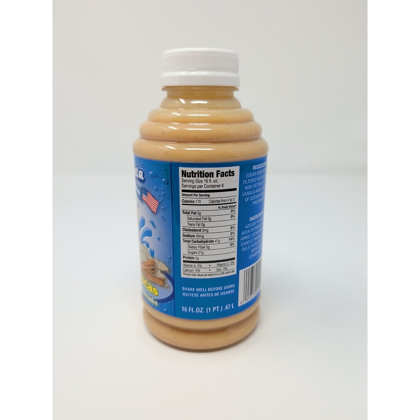 Fiesta Pacific Horchata Aguas Frescas Concentrate 16 Ounce Plastic Bottle