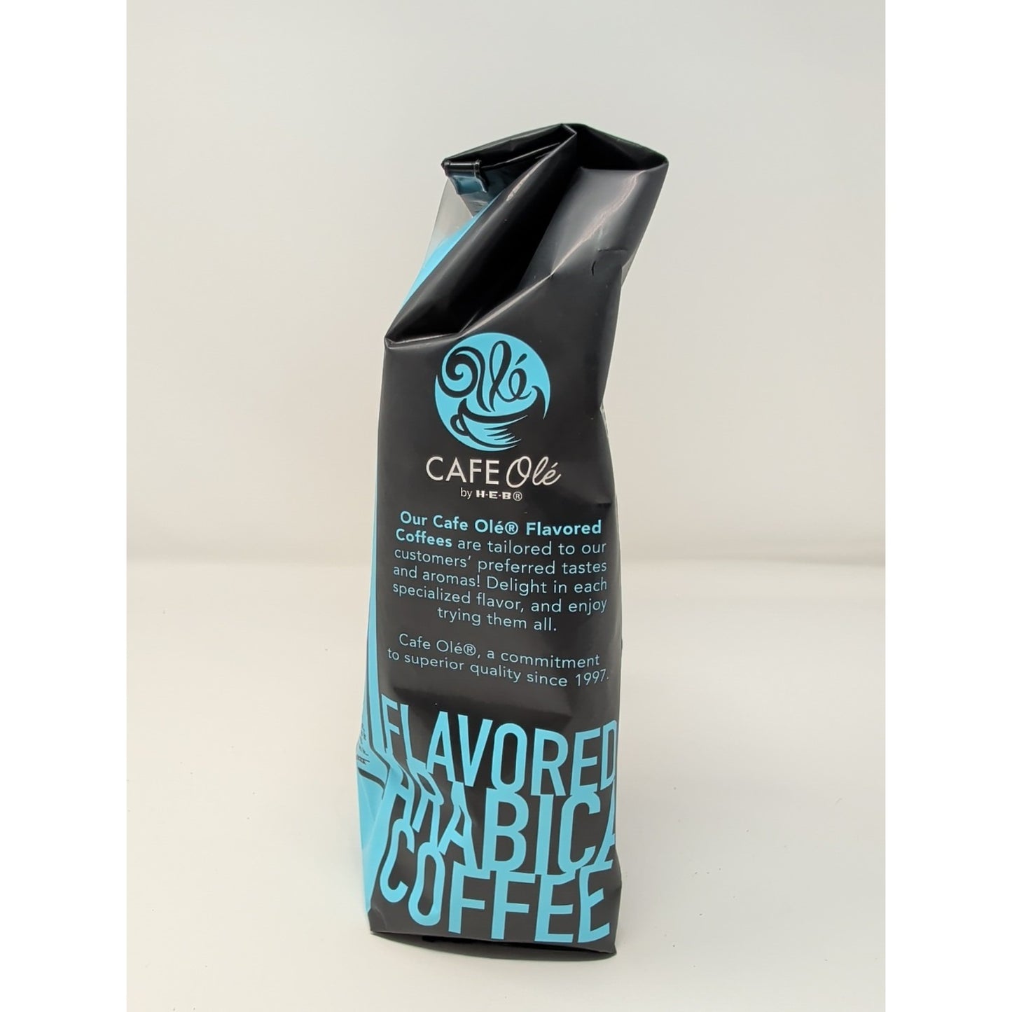 Cafe Ole by HEB Cinnamon Hazelnut Ground Coffee 12 Ounce Bag