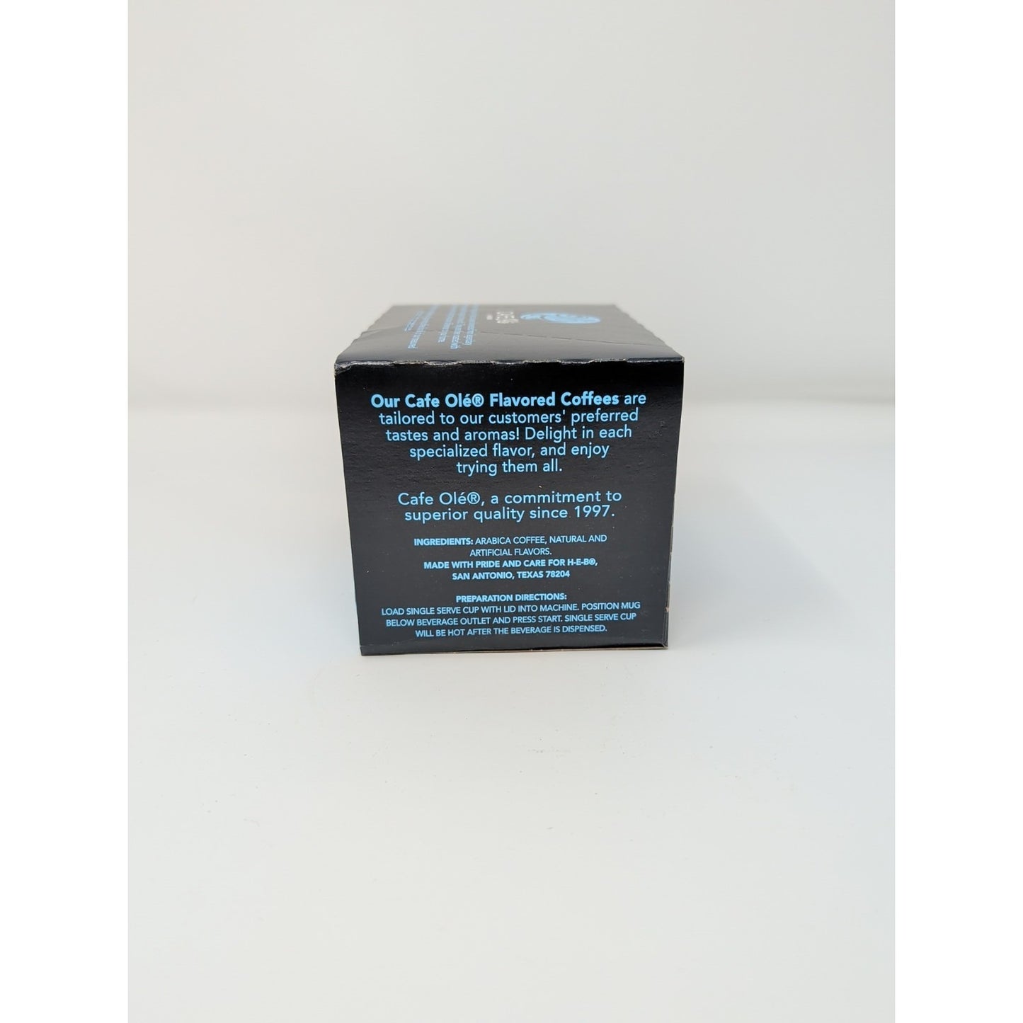 Cafe Ole HEB Texas Pecan Coffee K-Cups 12 Count Box