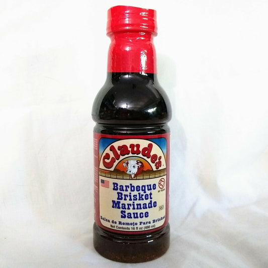 Claude's Barbecue Brisket Marinade Sauce 16 Ounce Bottle