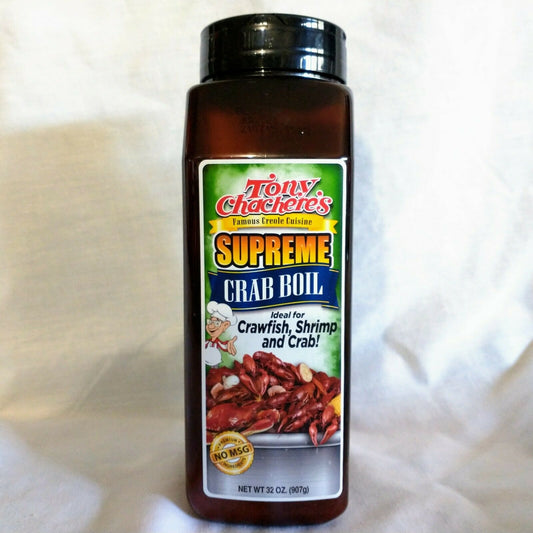 Tony Chachere's Supreme Crab Boil 32 Oz. Shaker