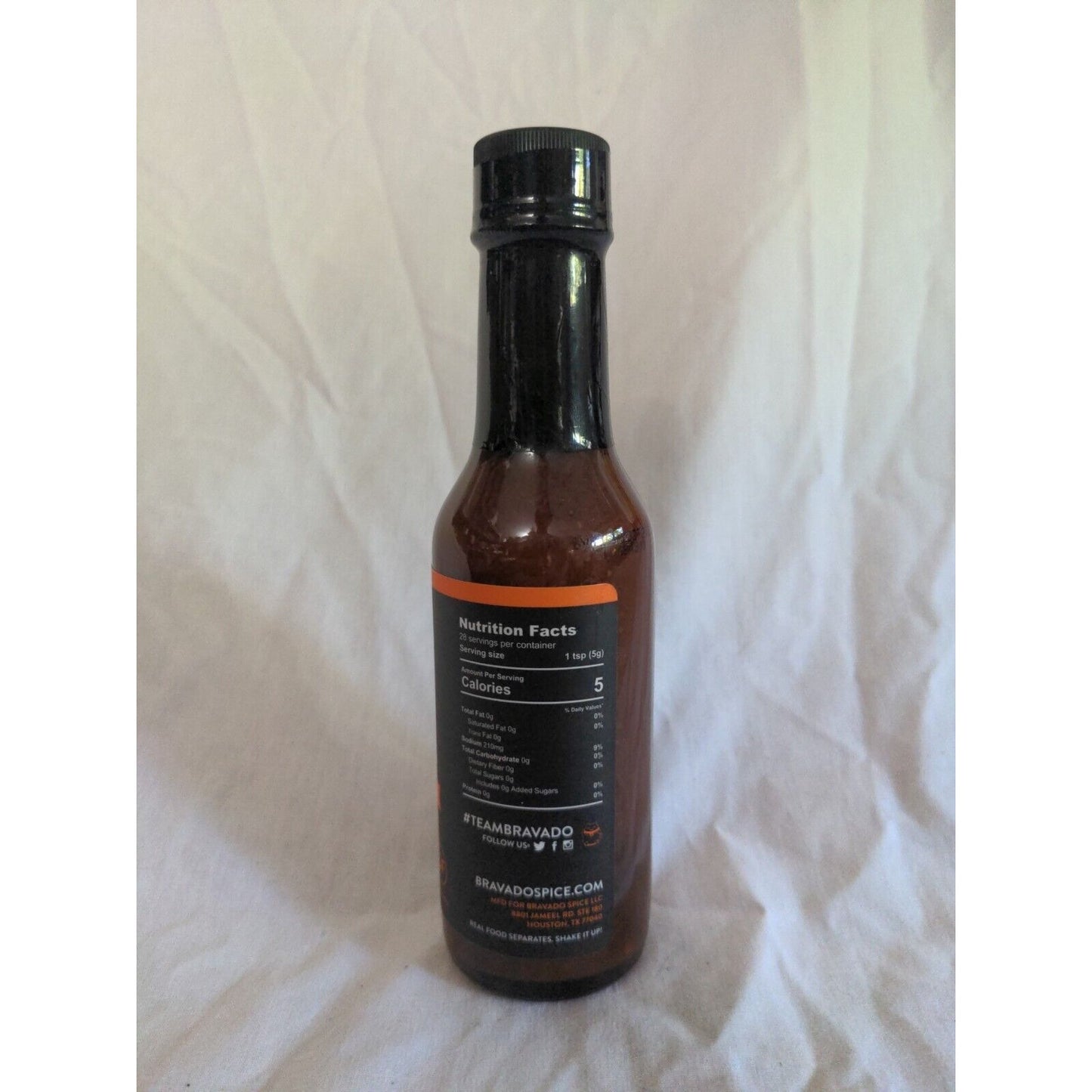 Bravado Spice Co Aka Miso Ghost Reaper Hot Sauce 5 Ounce Glass Bottle