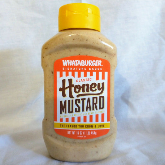Whataburger Classic Honey Mustard 16 Oz. Squeeze Bottle