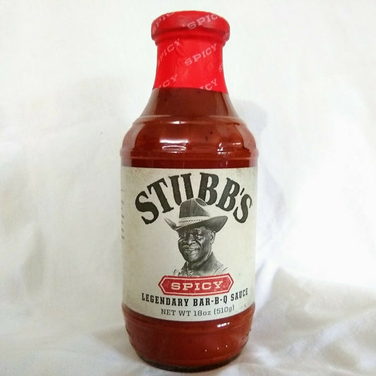 Stubb's Spicy Bar-B-Q Sauce 18 Ounce Glass Bottle