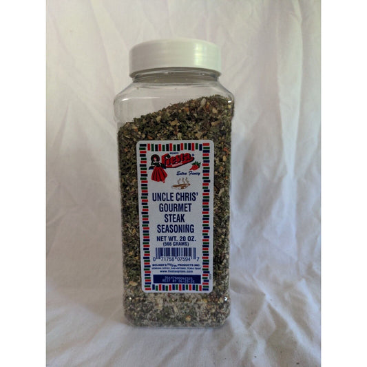 Bolner's Fiesta Uncle Chris' Gourmet Steak Seasoning 20 Ounce Shaker
