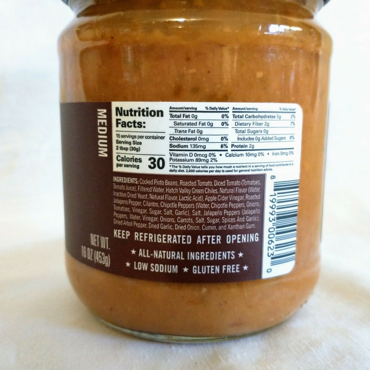 Austin Chile Co. Hatch Chile Pinto Bean Dip 16 Oz. Jar