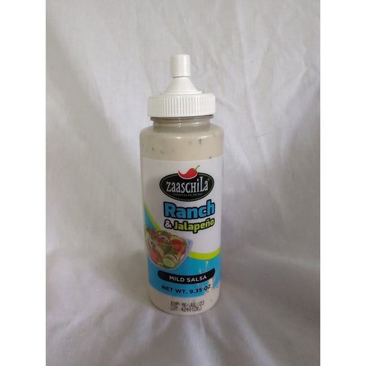 Zaaschila Ranch & Jalapeno Mild Salsa 9.35 Ounce Plastic Bottle