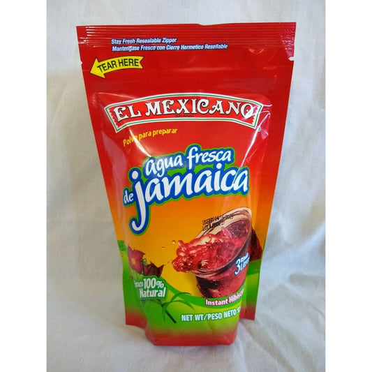 El Mexicano Agua Fresca de Jamaica Drink Mix 12 Ounce Package
