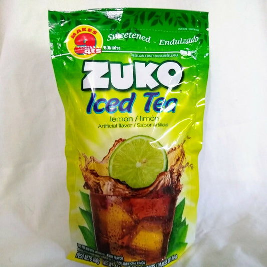 Zuko Sweetened Lemon Ice Tea Drink Mix 14.1 Ounce Package
