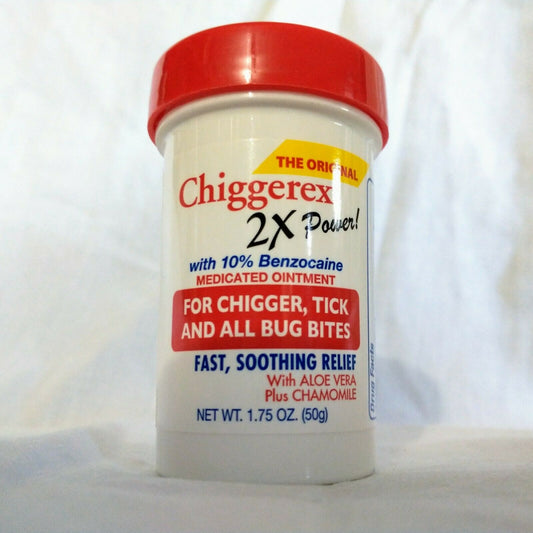 Chiggerex 2X Power 10% Benzocaine Medicated Ointment 1.75 Oz. Bottle