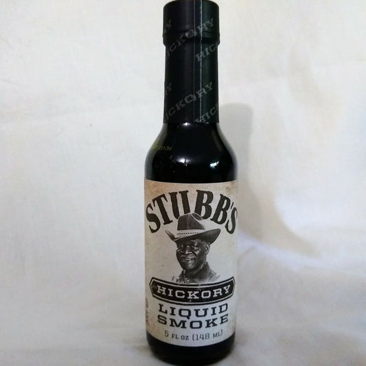 Stubb's Hickory Liquid Smoke 5 Ounce Glass Bottle