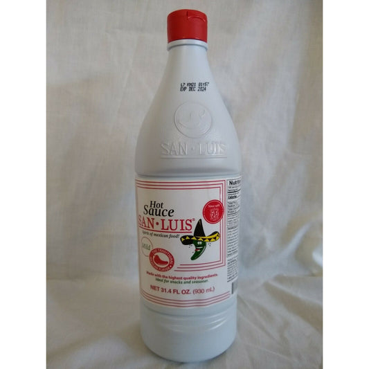 San Luis Mild Hot Sauce 31.4 Ounce Bottle
