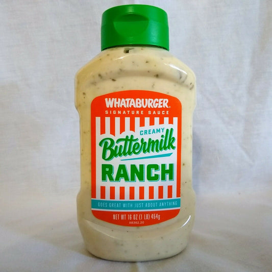 Whataburger Creamy Buttermilk Ranch 16 Oz. Squeeze Bottle