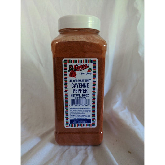 Bolner's Fiesta 40000 Heat Unit Cayenne Pepper 16 Ounce Shaker