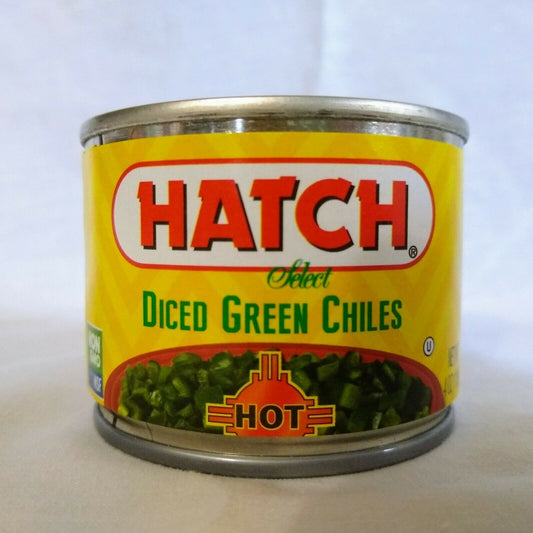 Hatch Select Hot Diced Green Chiles 4 Oz. Can