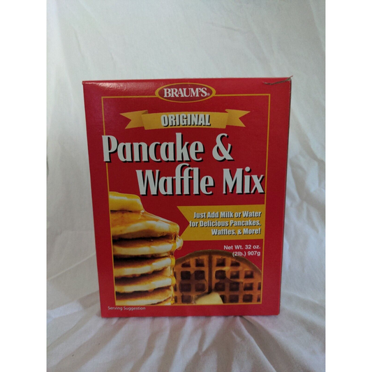 Braum's Original Pancake and Waffle Mix 32 Ounce Box